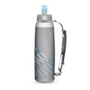 Hydrapak Skyflask IT Speed 500ml handheld bottle, shown folded for compact storage.
