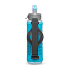Malibu Blue Hydrapak Skyflask Speed 350ml bottle, highlighting its comfortable and easy-to-grip handle