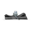 The foldable design of the Mammoth Grey Hydrapak Stow 1 Liter makes it an indispensable space-saving hydration solution.