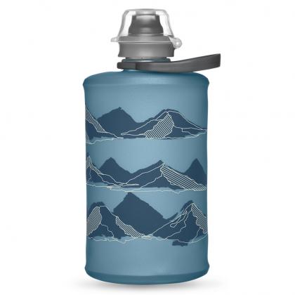 Tahoe Blue Hydrapak Stow Flexible Bottle, Mountain Edition, 350ml.