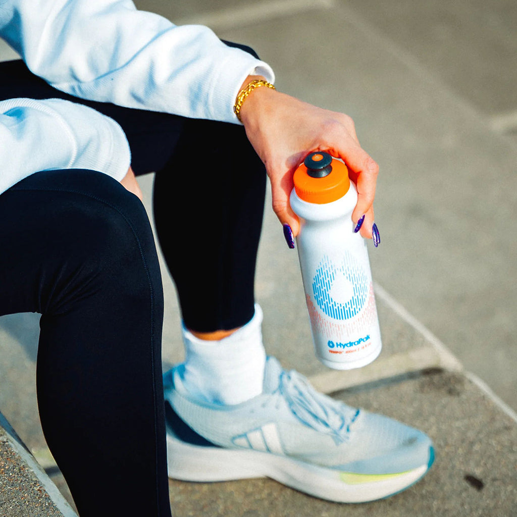 Hydrapak Tempo running bottle narrow ergonomic design