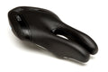ISM PS 1.1 black nose-less triathlon saddle with gel pads for superior comfort and pressure relief.