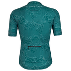 Funkier Rossini Pro Short Sleeve Jersey Green back view