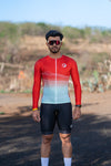 Man wearing jorhat snug-fit cycling jersey 