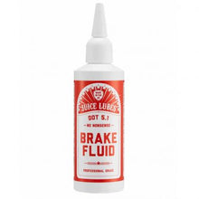 Juice Lubes DOT 5.1 Brake Fluid 130ml bottle, essential for high-performance hydraulic bicycle brakes.