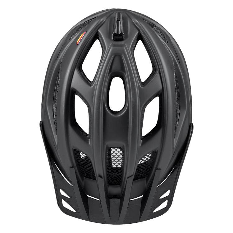 KED Companion Process Black Matt mountain bike helmet with visor