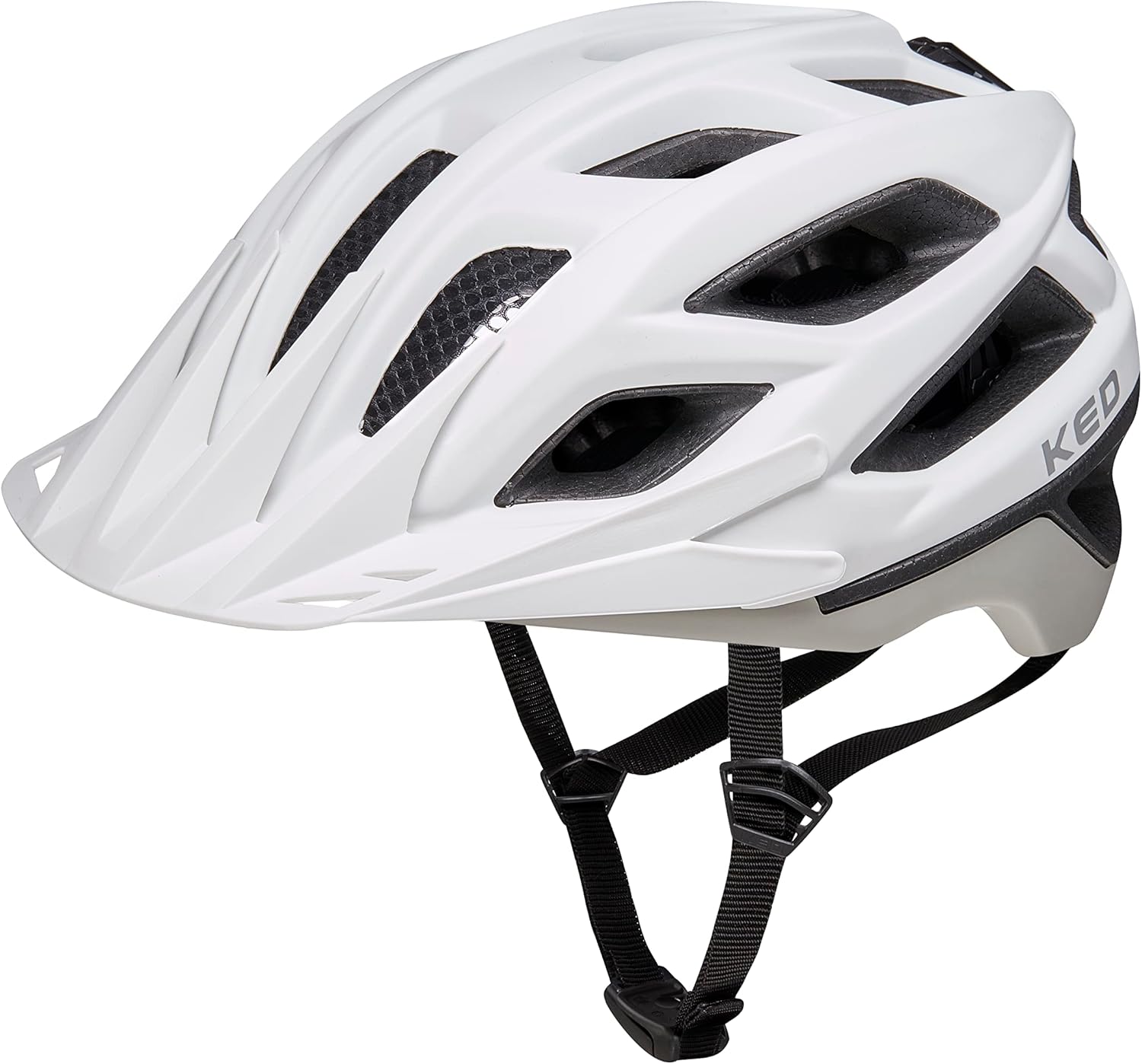 KED Companion helmet with quick strap adjustment and visor