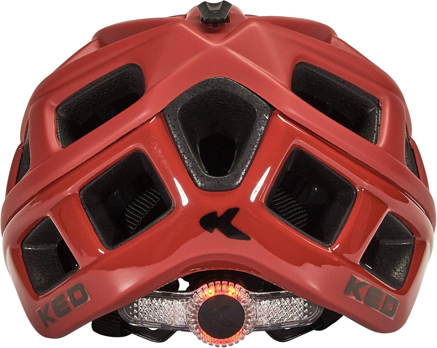 KED Crom helmet in Merlot Matt finish with K-Fit LED system