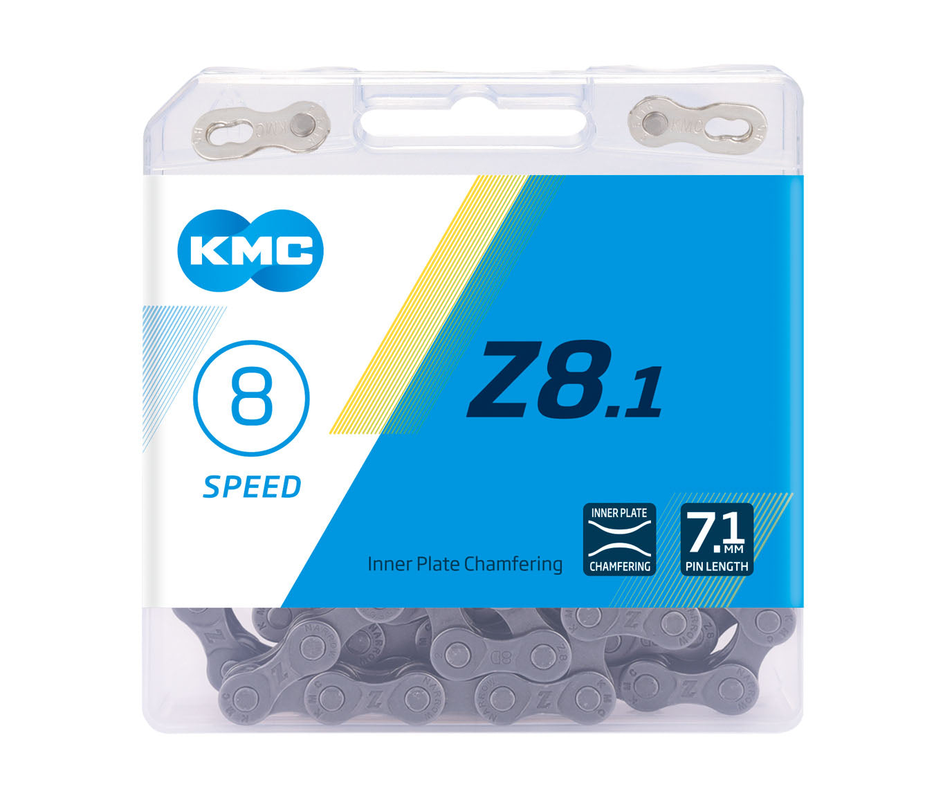 KMC bicycle chain Z8.1 with anti-drop design