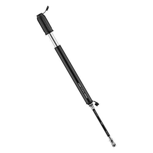 Compact Lezyne HP Drive pump with ABS Flex Hose for Presta and Schrader