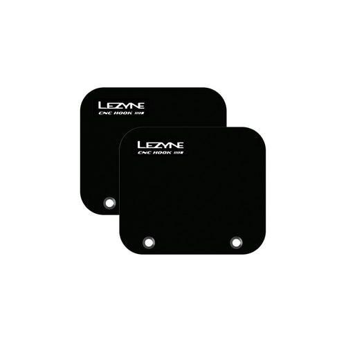 Wall-mounted Lezyne bike hook with aluminum construction