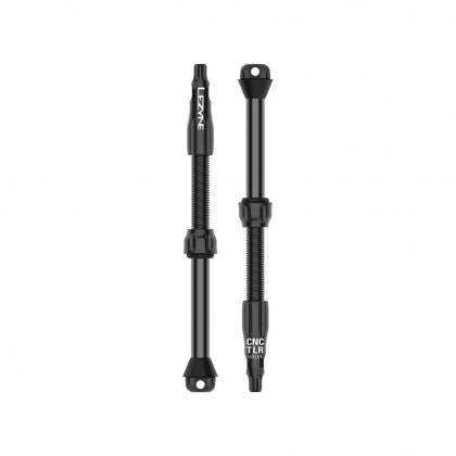 Lezyne CNC TLR Valve Pro 80mm Black Tubeless Valve Set