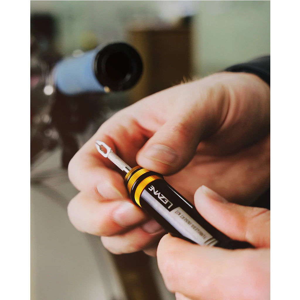 Lightweight aluminum Lezyne Dual Insert Kit for MTB handlebars