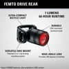 Buy Lezyne Femto Drive Rear Light – 7LM, Compact & Durable