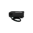 A Lezyne Fusion Drive 500+ front light highlighting its CNC-machined aluminum body and USB-C port