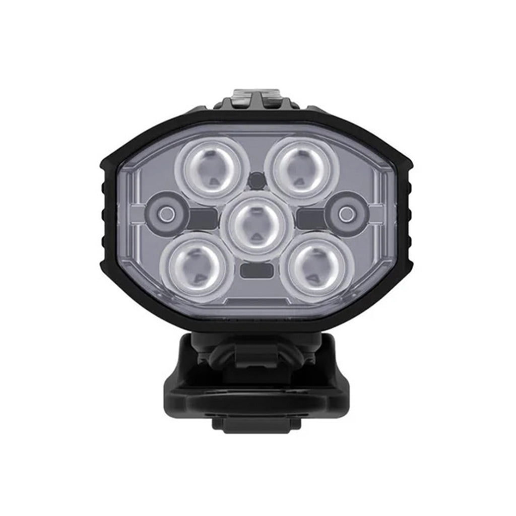 Close-up of the Lezyne LED qPRO Mount showing its GoPro-compatible design