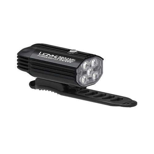  Lezyne Fusion Drive Pro 600+ Front Light and the CNC-machined qPRO Mount.