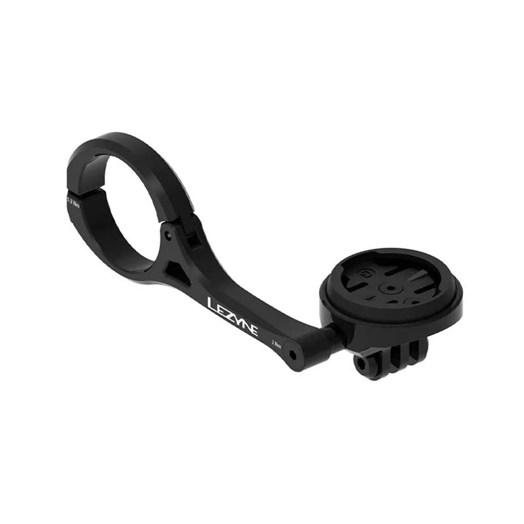 Aero bar Garmin/Wahoo GPS mount with GoPro attachment by Lezyne