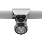 Durable CNC-machined aluminum Lezyne QPRO LED mount for bikes
