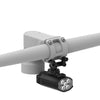 Lightweight 16g Lezyne LED mount with IPX7 waterproof design