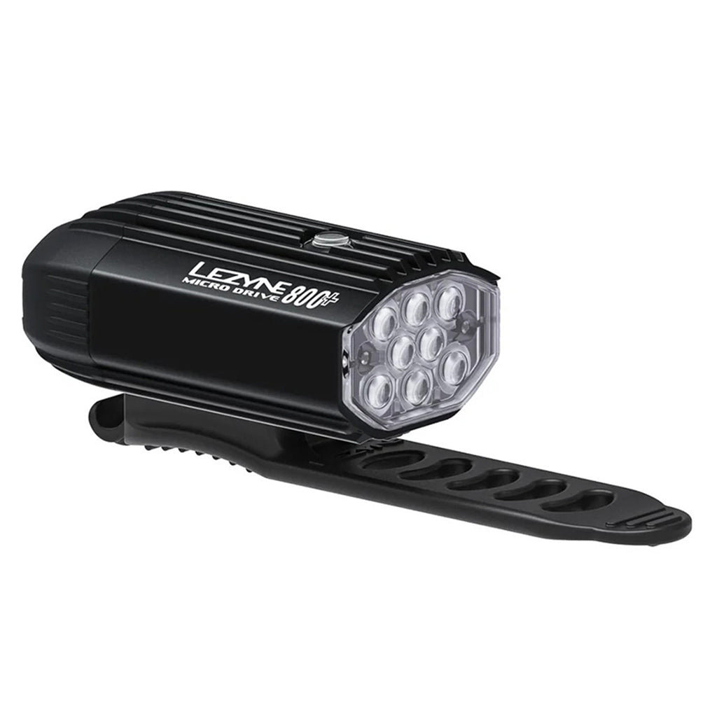 Powerful 800 lumen Lezyne Micro Drive bike front light
