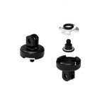 Top angle of Lezyne Micro Drive 800+ mounted with QPRO bracket