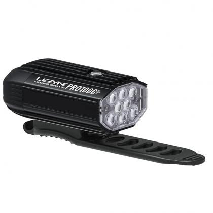Lezyne waterproof IPX7 front bike light with CNC aluminum body