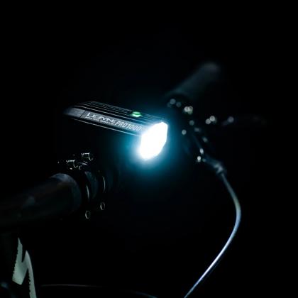 Lezyne 1000 lumen cycling front light with race mode