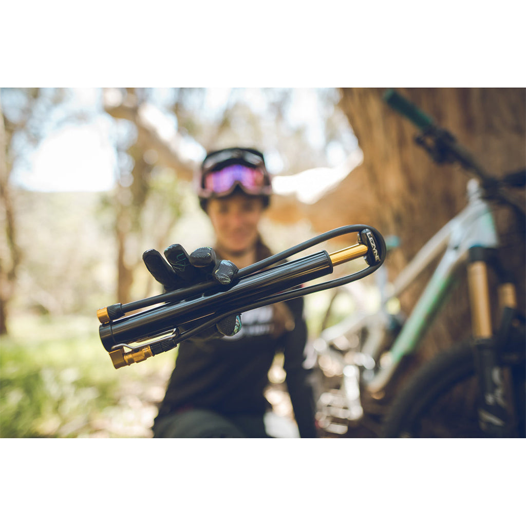 Lezyne travel-friendly bicycle pump Presta and Schrader compatible