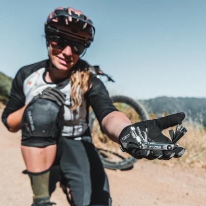 Lezyne mini tool with hex, Torx, and screwdriver bits