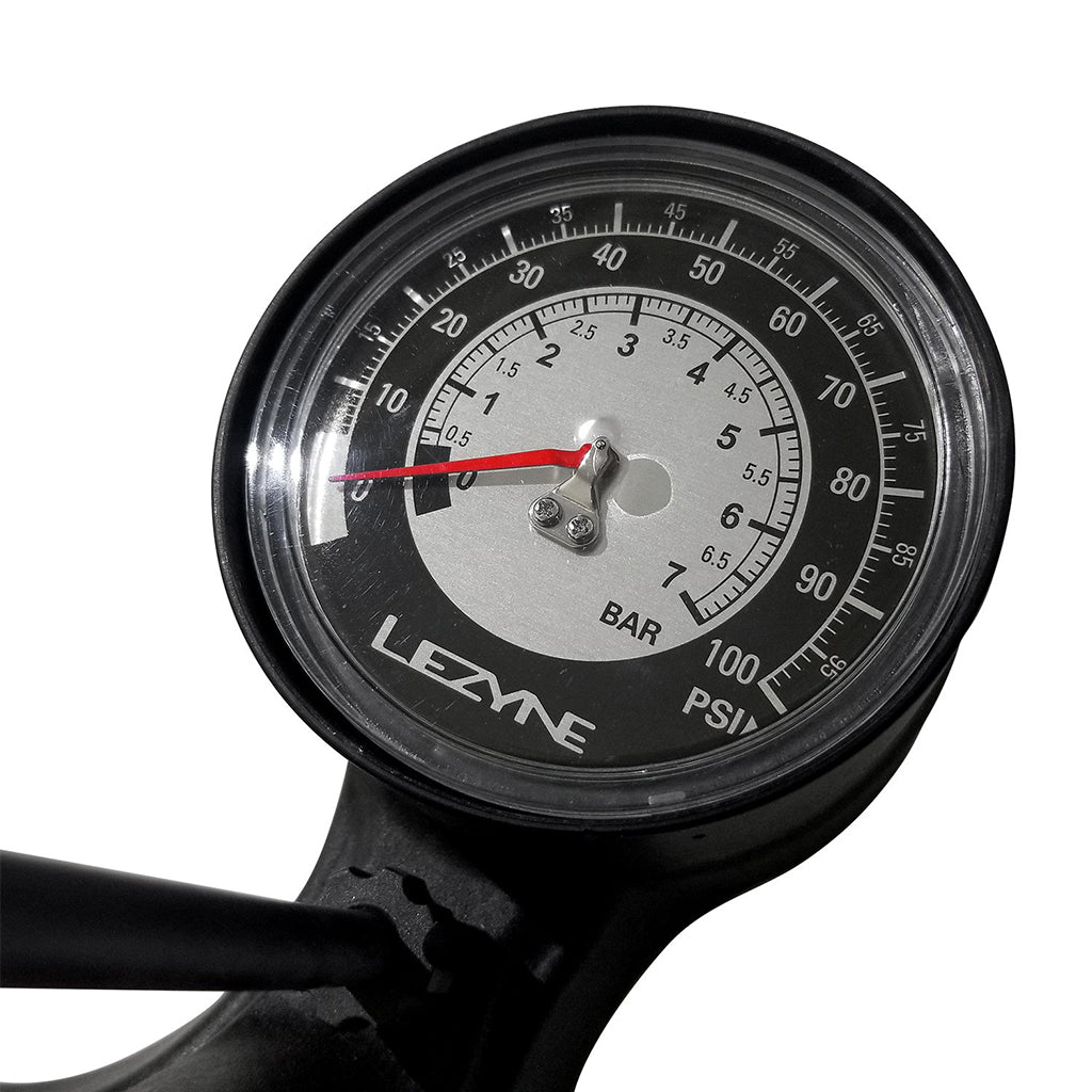 High-volume Lezyne Sport Gravel Drive pump for tubeless setups

