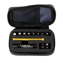 Compact Lezyne bike multitool with hex and Torx bits