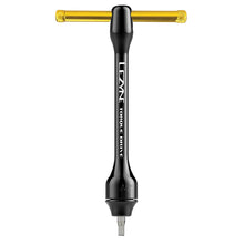 Compact Lezyne bike torque wrench with magnetic bits

