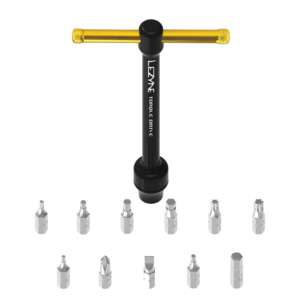 Lezyne Torque Drive wrench set in soft shell carry case

