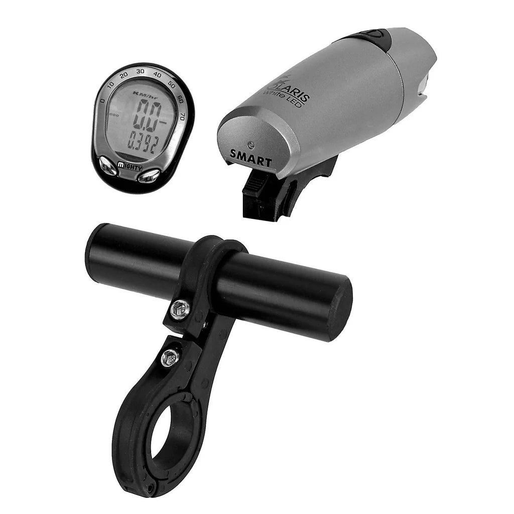 Bike handlebar extender for lights and GPS by M-Wave