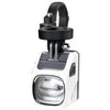 A Magicshine EVO 1700 bike light is shown mounted to a handlebar, highlighting its design.