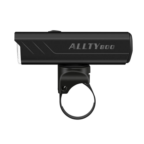 High-lumen MAGICSHINE ALLTY 800V2.0 front light mounted on road bike