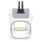 Close-up transparent view of bicycle handlebars and stem showing internal cable routing channels.