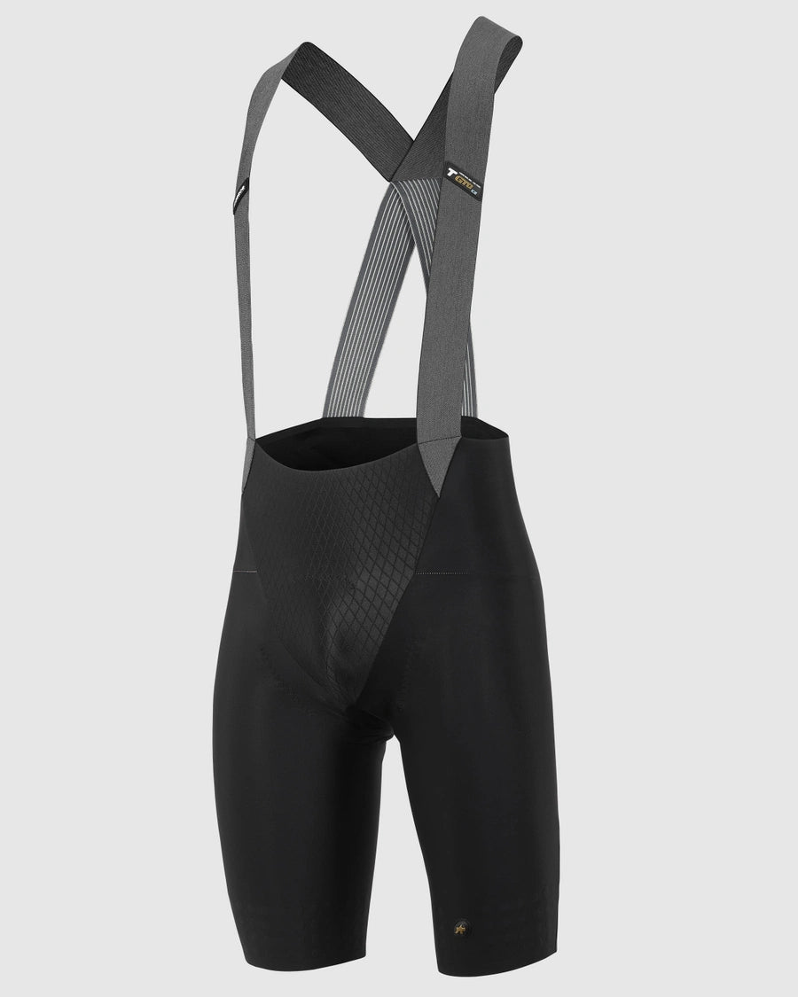 Black ASSOS cycling bib shorts C2 for long rides