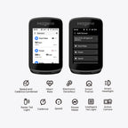 Magene cycling computer training mode and lap tracking screen