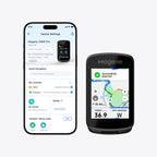 Magene C606 Pro navigation with waypoint and route tracking