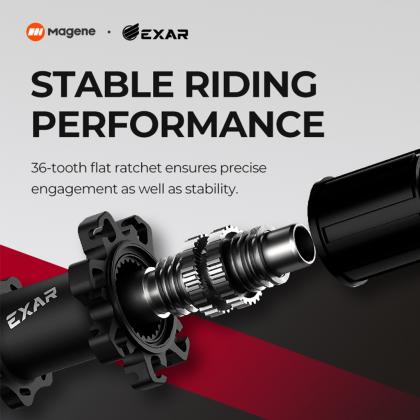 The Magura Superior tire enhances road bike comfort, perfectly matched with the Magene EXAR Ultra DB607 Carbon Wheelset.