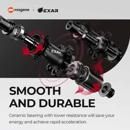 Experience top-notch riding comfort with the new Magura Superior tire, designed for road bikes and paired with Magene wheels.