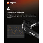 330-hour battery life Magene cycling power meter

