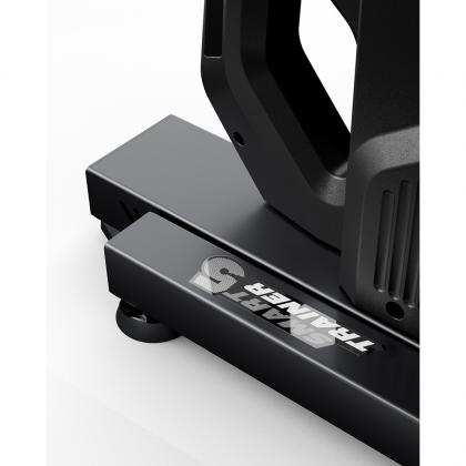 Magene T500 smart trainer simulating 20% gradient climbs