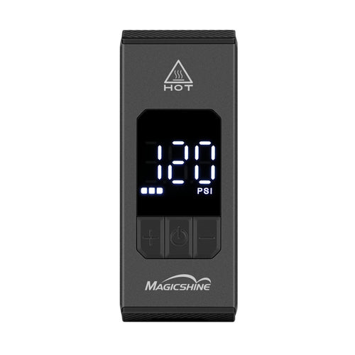USB-C rechargeable electric bike pump with Presta and Schrader