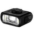 Glare-free road bike front light with daytime running light