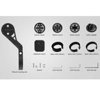 Handlebar mount for GoPro, smartphone, and Magicshine lights