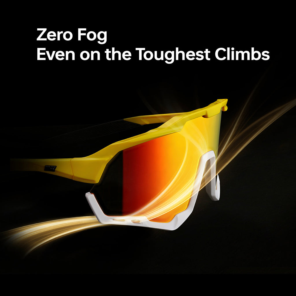 ZEISS precision lens with REVO coating cycling sunglasses