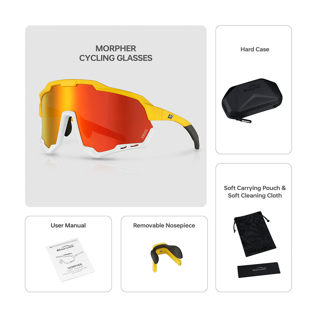 Magicshine Morpher ZEISS full frame cycling sunglasses